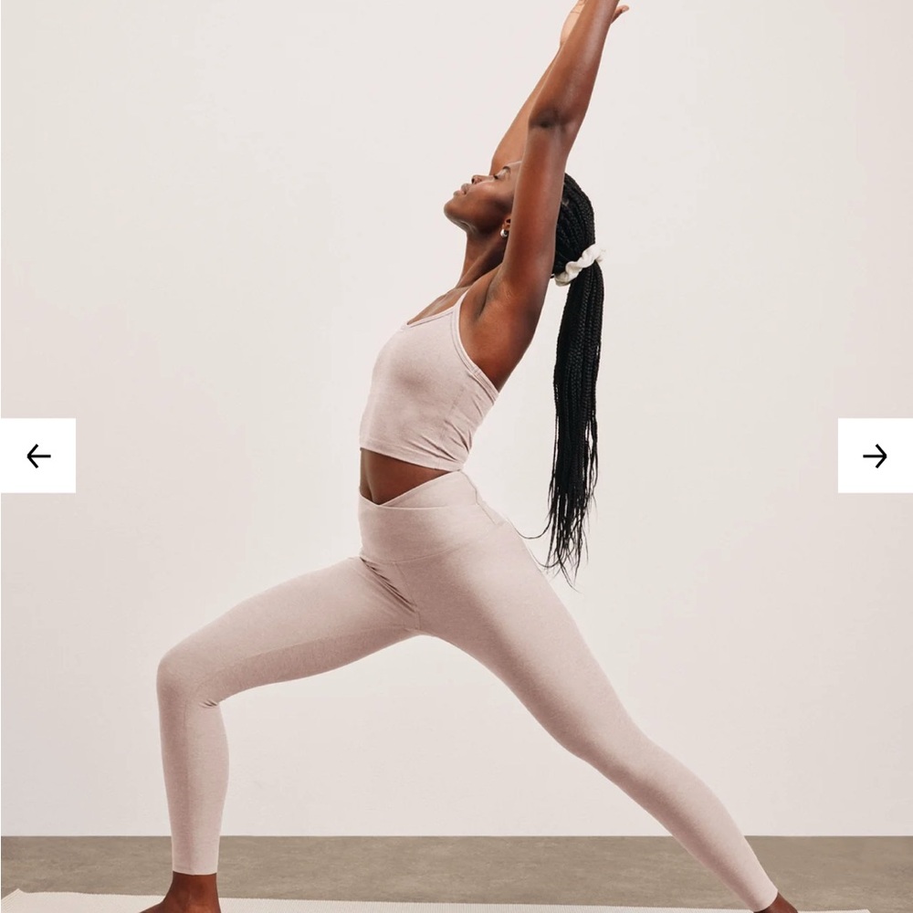 Beyond Yoga Spacedye At Your Leisure High-Waisted Leggings in Chai